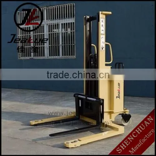 2T Straddle Semi Electric Forklift Stacker photo-6