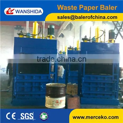 Hydraulic Vertical Good Quality Low Price Waste Paper Mini Square Hay Baler for Sale photo-3