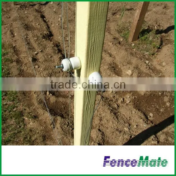Electric Fence Wood Post Porcelain Insulator photo-5