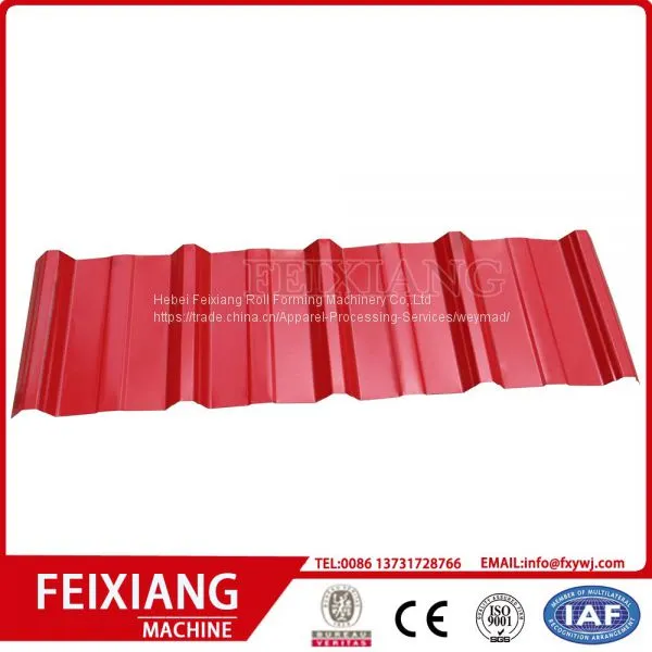 Color Steel Trapezoidal Panel Roll Forming Machine photo-3