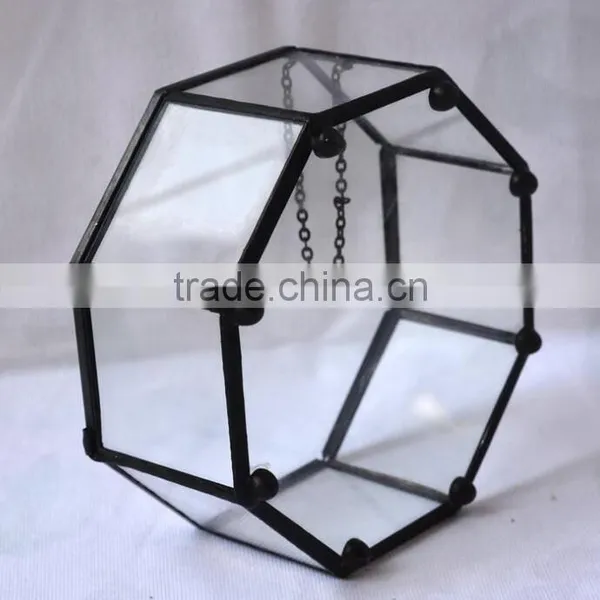 Micro Indoor Deocr Landscape Vase Indoor Plant Glass Terrarium photo-2