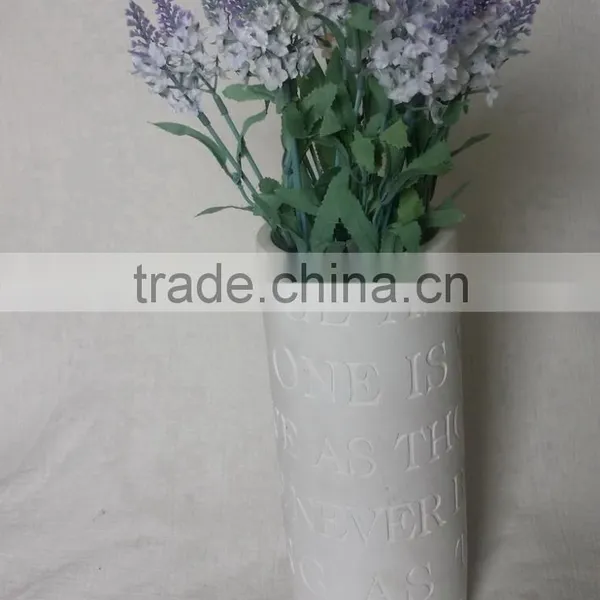 Cheap Cement Pot With Fake Plants