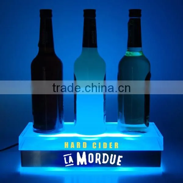 2017 Printing Logo 360 Degree Plastic Arcylic Bottle Rack photo-4