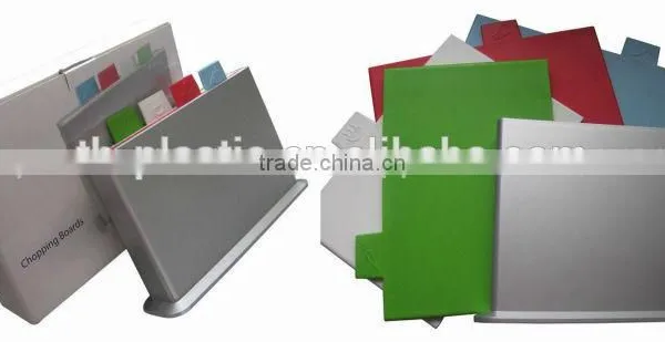 100% BPA Free 4pcs Index Chopping Board/Cutting Board Set photo-3