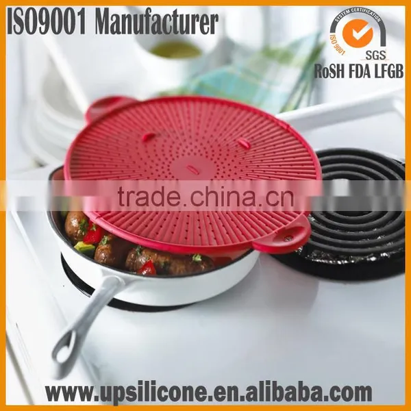 Multi-function Splatter Screen Easy Cooking Splatter Silicone Cooking Liner photo-5