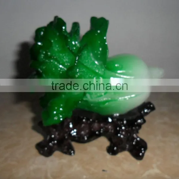 Resin Jade Cabbage Home Decoration photo-6
