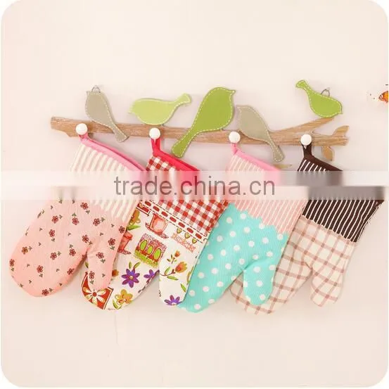 Heat Resistant Cotton Kitchen Microwave Oven Glove Wholesale Oven Mitts photo-3