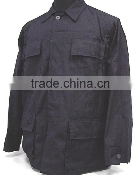 SWAT Airsoft Black 4 Pocket BDU Uniform Shirt Pants photo-2