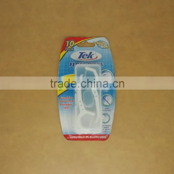 Flat Plastic Colored Custom Interdental Toothpick With Container photo-6