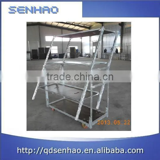 Rolling Display Cart Swing Cart for Displaying Plants