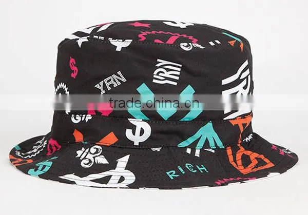 Fashion Embroidery Custom Bucket Cap photo-3