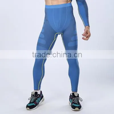New Style Quick Dry Elastic Male Mens Sports Training Fitness Skinny Compresssion Tights Wholesale photo-4