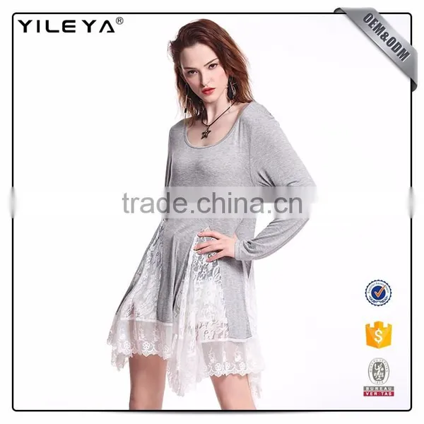 Short Crochet Hem Design 2017 Fashion Dress Womens Girl Summer photo-5
