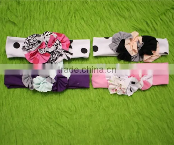 Wholesale Price Fashion Newborn Baby Elastic Hair Band Pure Cotton Multi Bowknot Baby Headband Children Fashion Hair Accessories photo-3