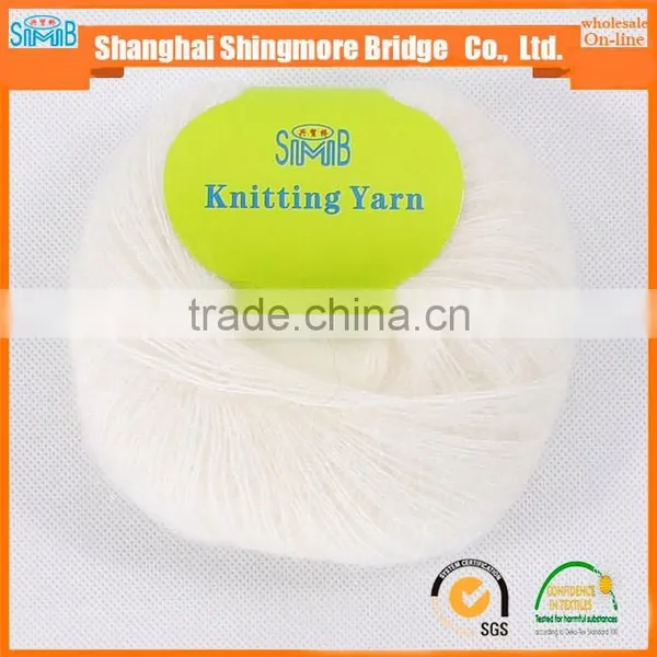 Textile Yarn China Supplier Hot Wholesale Oeko Tex Mohair Yarn for Hand Knitting in Very Cheap Prices photo-5