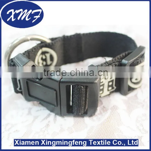 Custom Logo Durable Nylon Material Adjustable Pet Dog Collar photo-4