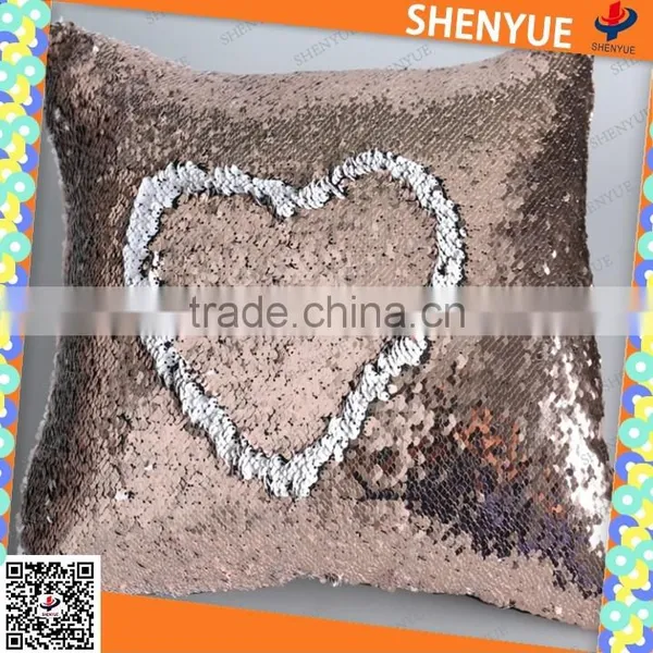 hotsale reversible double side dichroni sequin pillow wholesale china