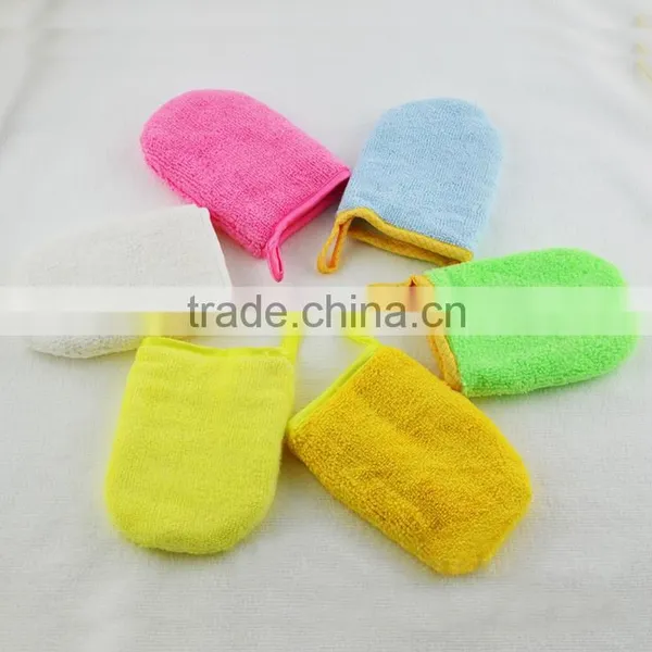 magic microfiber makeup glove makeup cosmetics with water only