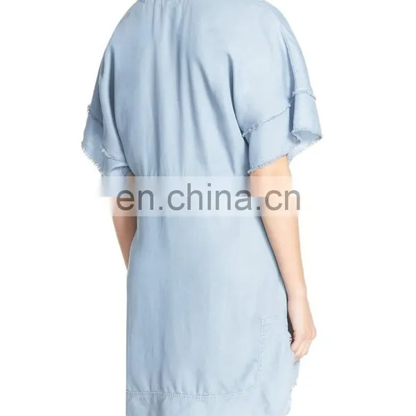 C103 Lace Neck Cover Up Tunic Beach Kaftan photo-2