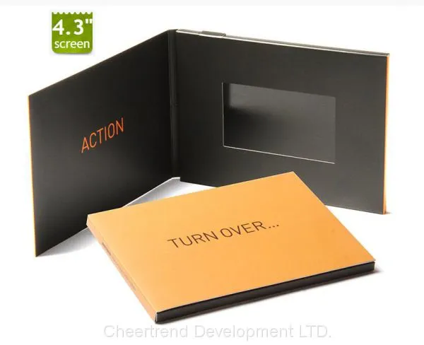 Unique Design 7'' Lcd Video Greeting Card/video Brochure/business Gift photo-4