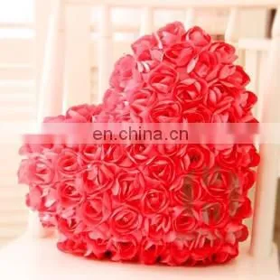 HI CE Latest Valentine's Day Gift Red Rose Silk Fabric Heart-shaped Wedding Stage Decoration photo-5
