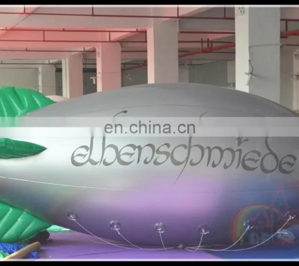 Best Quality 0.18mm PVC Inflatable Helium Zeppelin Balloon Advertising Airplane Blimp For Sale photo-4