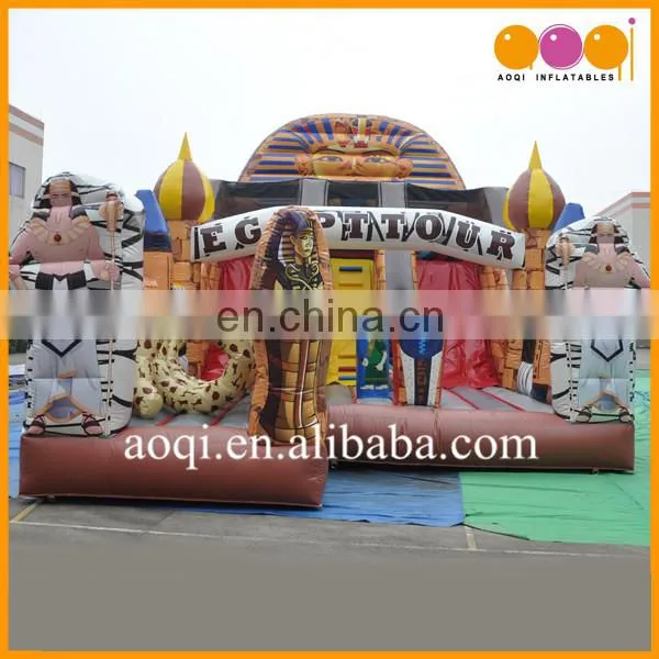 2017 China Inflatable Slide Children Outdoor Playground Big Inflatable Egypt Tour Obstacle Slide for Sale photo-4
