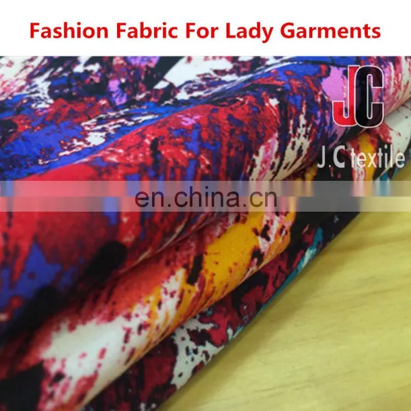 AP1975 JC 100% Rayon Shally Woven Fabric Wholesale the Price of Cotton Rayon Fabric per Meter photo-3