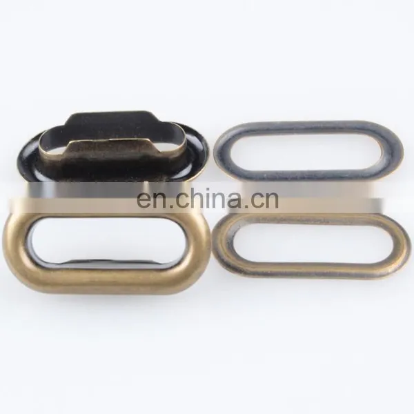 For Shoe 2015 Antique Brass Magic Metal Oval Grommet Eyelet photo-2