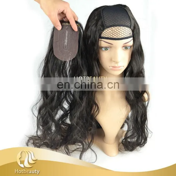 Guangzhou Human Virgin Good Quality Deep Curly Half Wig photo-2