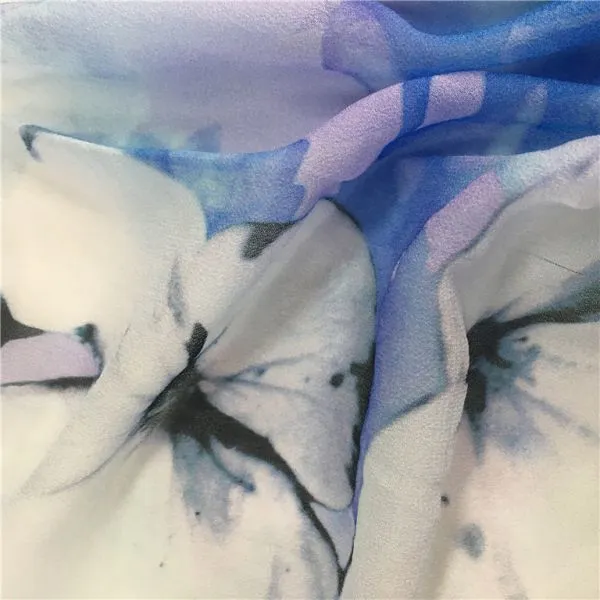 Professional Fashionable Custom Digital Print Spun Rayon Fabric photo-4