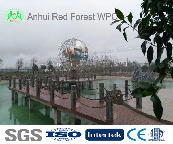 Wood Plastic Composite Outdoor Decking Floor photo-2