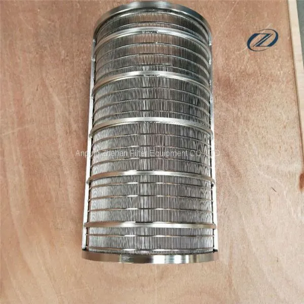 Stainless SS Filter Steel Wedge Johnson Wire Screen , Deep Well Water Pipes photo-2