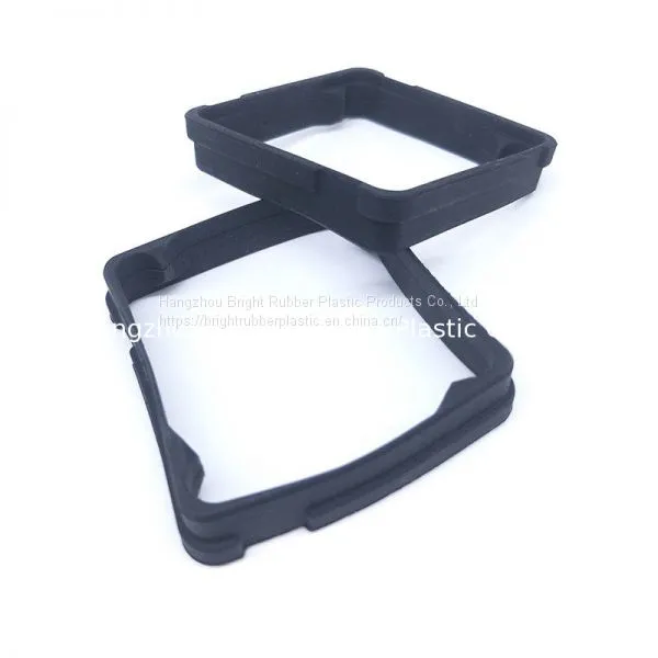 China OEM High Quality Black 60 Shore A EPDM Rubber Seal Part for Fan Mount photo-3