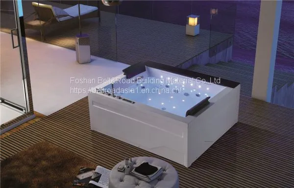 Foshan Luxury Massage Summer Factory Price Whirlpool Indoor Bathtub Jacuzzi