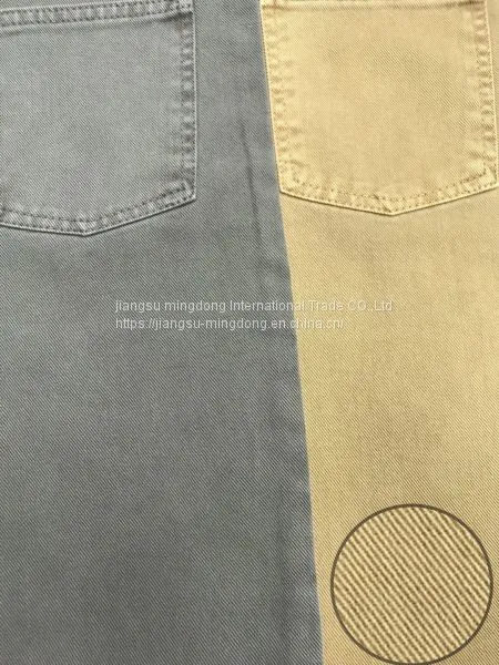 100%Cotton Slub Twill Fabric photo-3