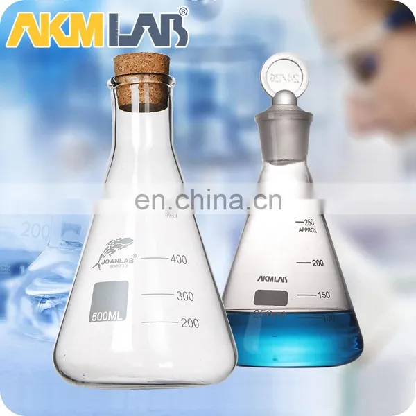 AKMLAB Laboratory Erlenmeyer Flask With Cork Stopper photo-4