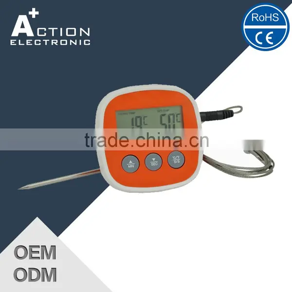 Fashion Design Affordable Price Thermometer With Wire Sensor photo-2