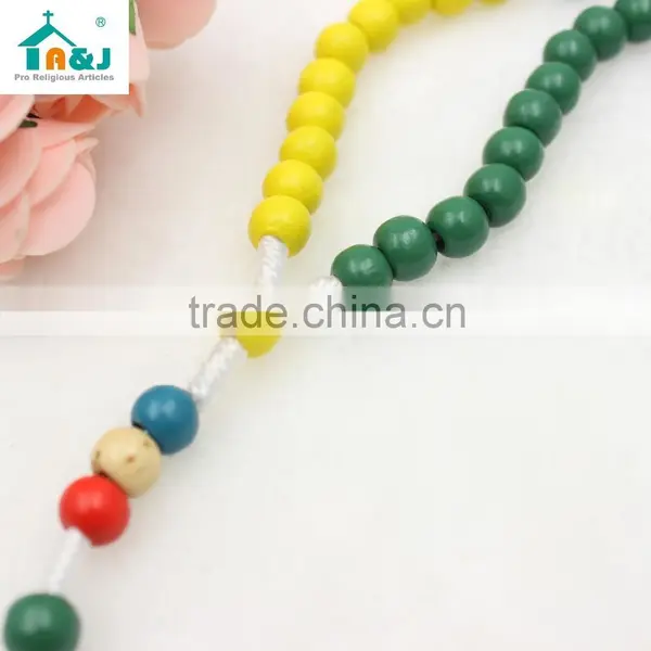 A&J Missionary Wooden Round Rosary photo-3