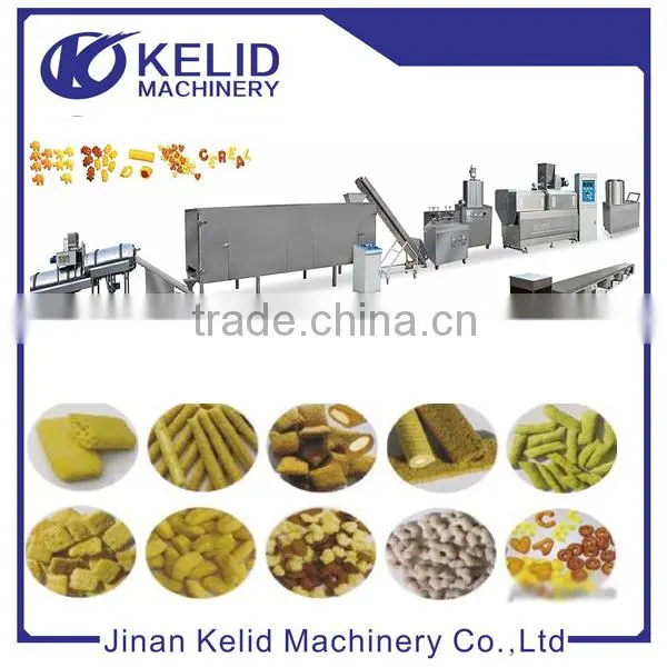 Mini Commericial Twin Screw Extruder Corn Snack Food Making Machine photo-3
