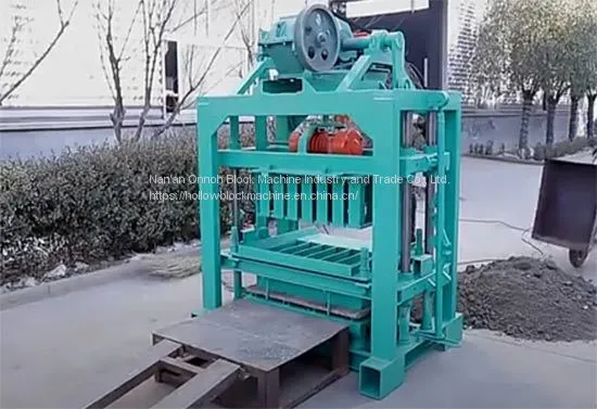 China Manual Brick Machine Onnoh QTJ4-40 Semi-automatic Brick Making Machine photo-3