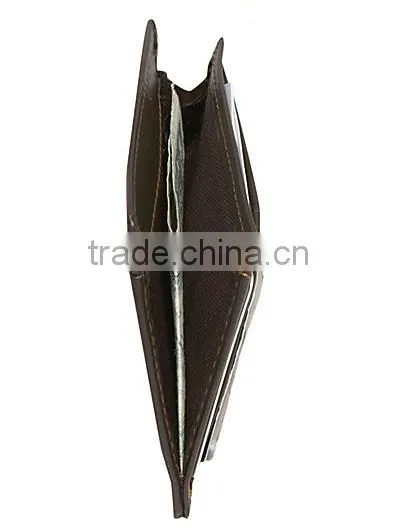 Genuine Leather Rfid Blocking Pocket Wallet Men Short Wallet With ID Window photo-4