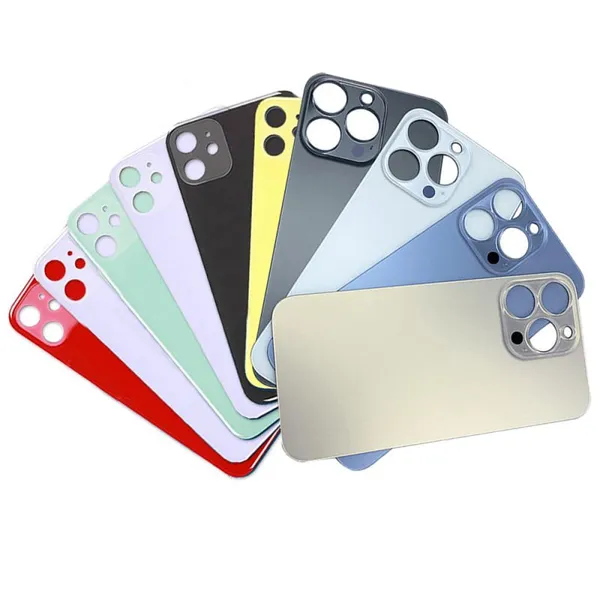 Back Cover For All Cellphones Tempered Glass Rear Housing With Big Hole Cell Phone Spare Parts photo-5