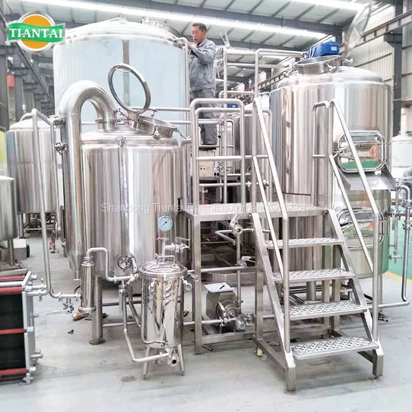 1000L 10HL Commercial Three Vessel Brewhouse on Sale photo-2