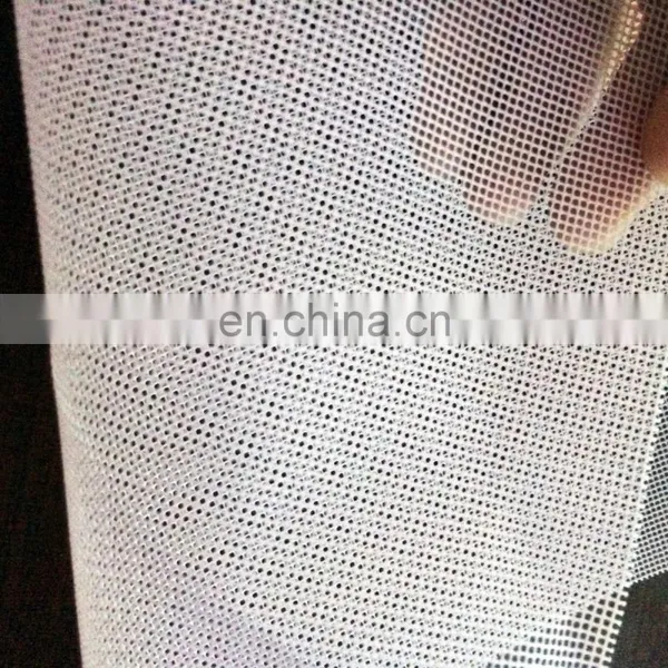 Durable PVC Polyester Mesh Fabric Vinyl Coated for Making Outdoor Mesh Banner