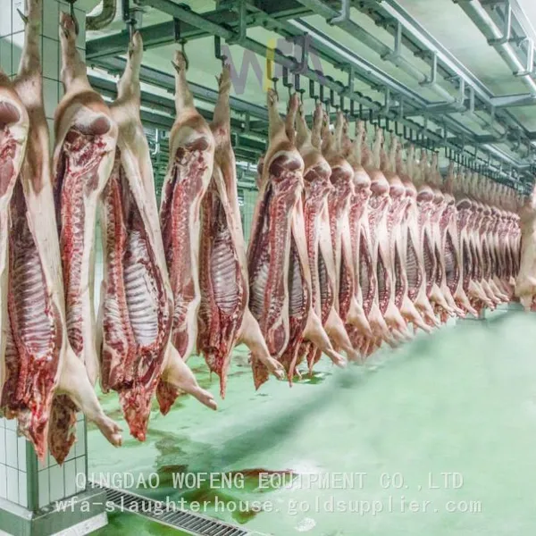 Hog Swine Pig Slaughtering Line Carcass Transportation&Store Convey Rail For Slaughterhouse Plant photo-3