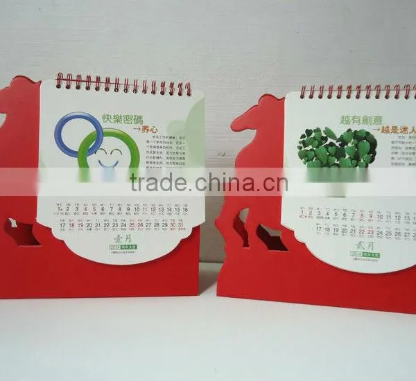 2014 New Desk Calendar, Paper Calendar With Custom Design Printing for Gifts photo-6