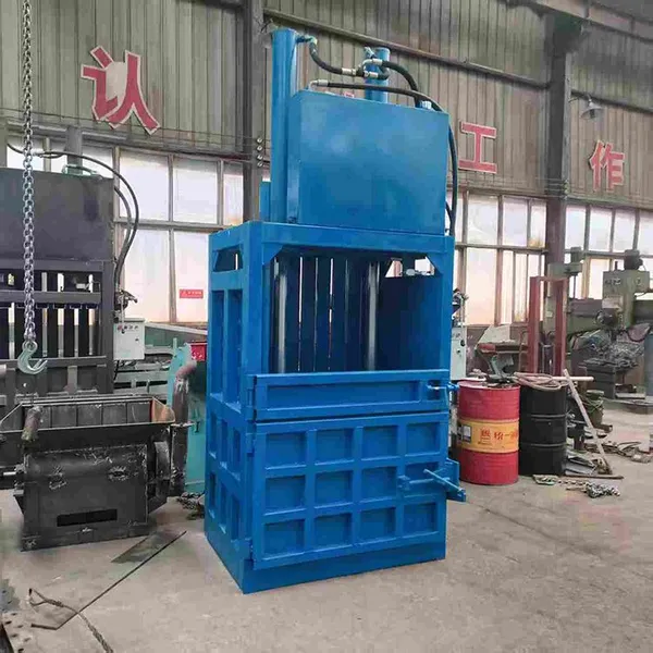 Hydraulic Rubber Packing Presse Trash Compactor Baling Machine Vertical Manual Forage Baler Machine photo-2