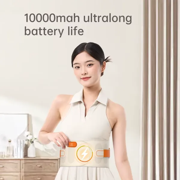 Wholesale Digital Display Menstrual Heating Belt Manufacturer | Graphene & Vibration Waist Wrap | Model W312 photo-3