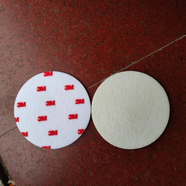3m Red and White Disc 3m09358 Polishing Pad With Flocked Backing, Sanding and Polishing Disc | 5-inch, Fine, 200 Pieces per Box photo-2